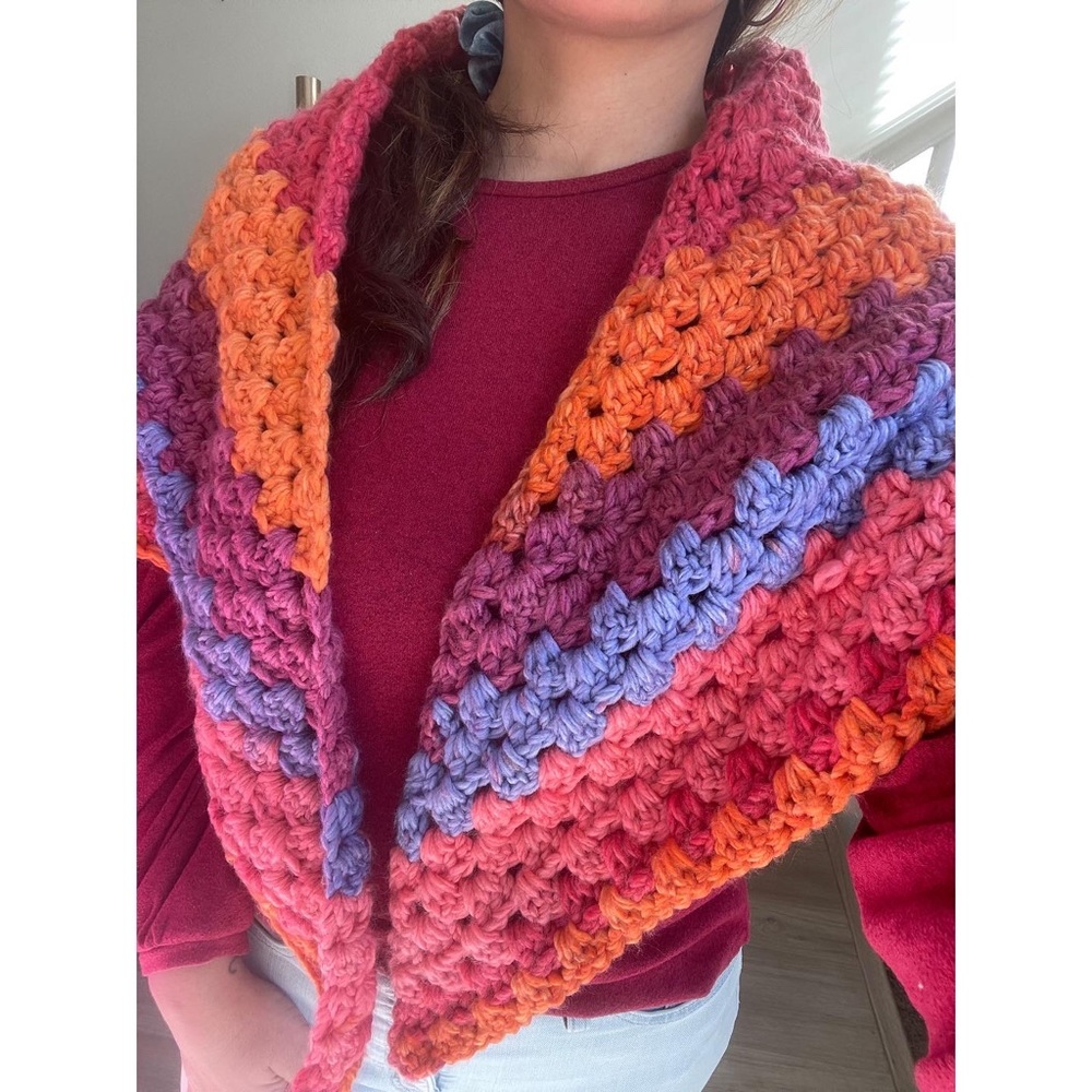 Handcrafted Crochet Cozy Shawl